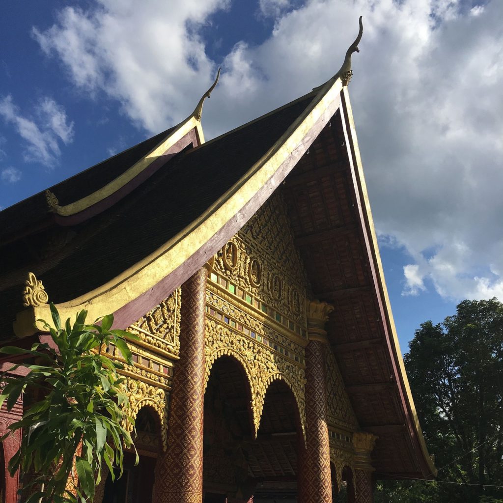 laos, temple, sky, best places to stay in luang prabang