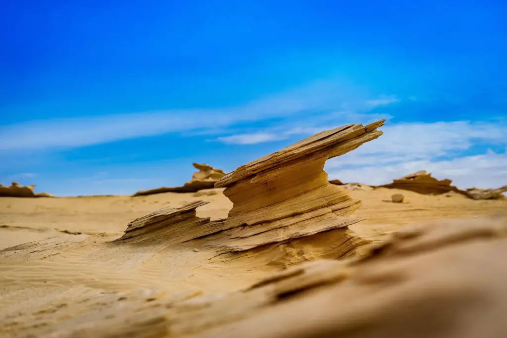 hidden gems in dubai, fossil dunes