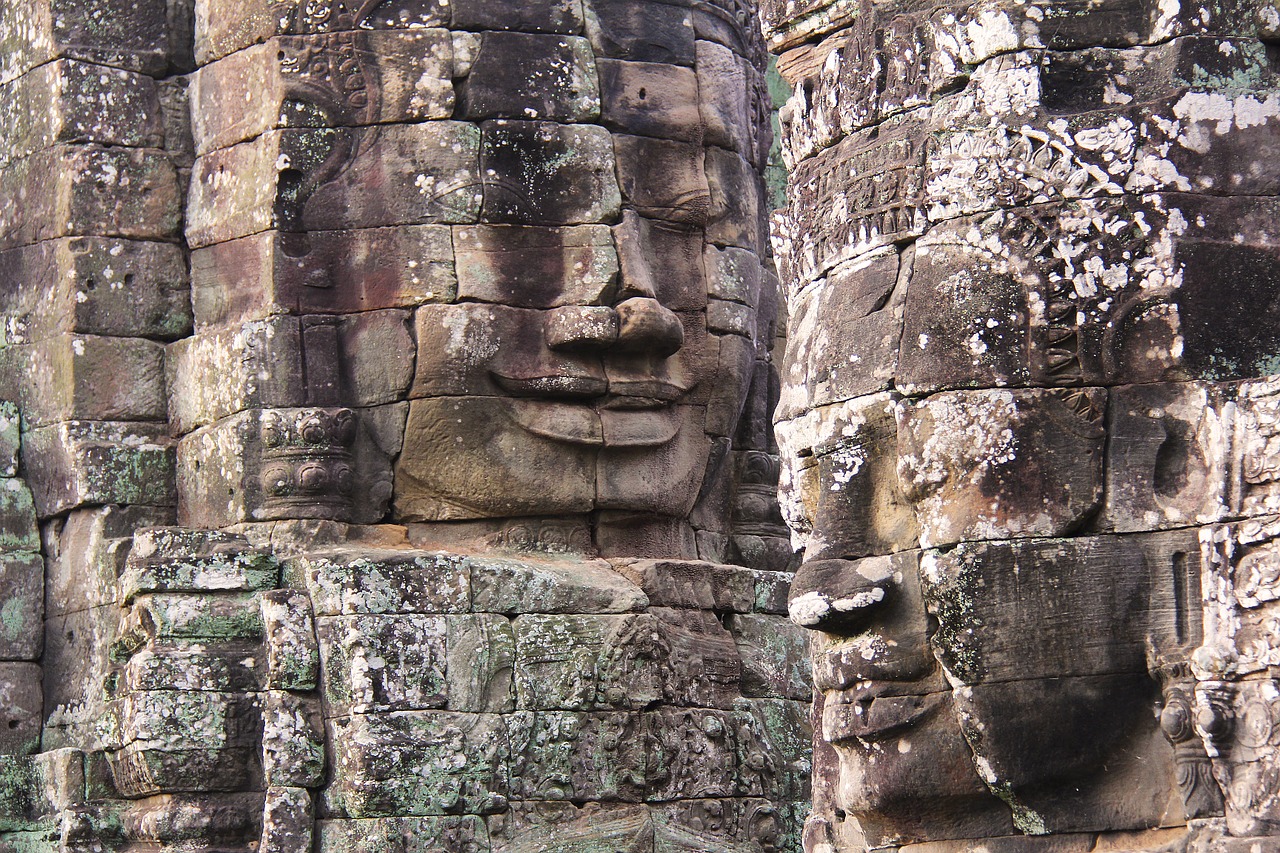 3 days in Siem Reap, Bayon, Angkor Wat Archaeological Complex, Siem Reap, Cambodia