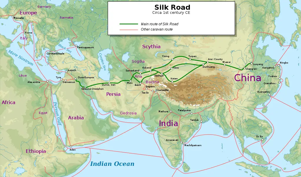 silk route sikkim map, silk route