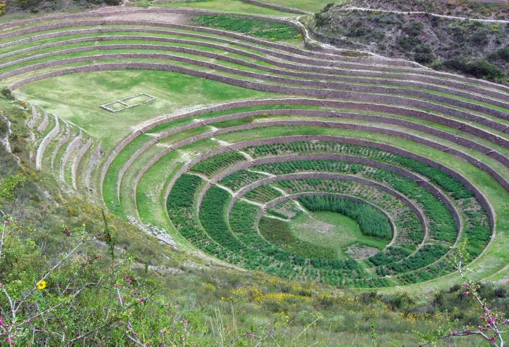 off the beaten track Peru, Moray, ancient terraced rice fields, Peru