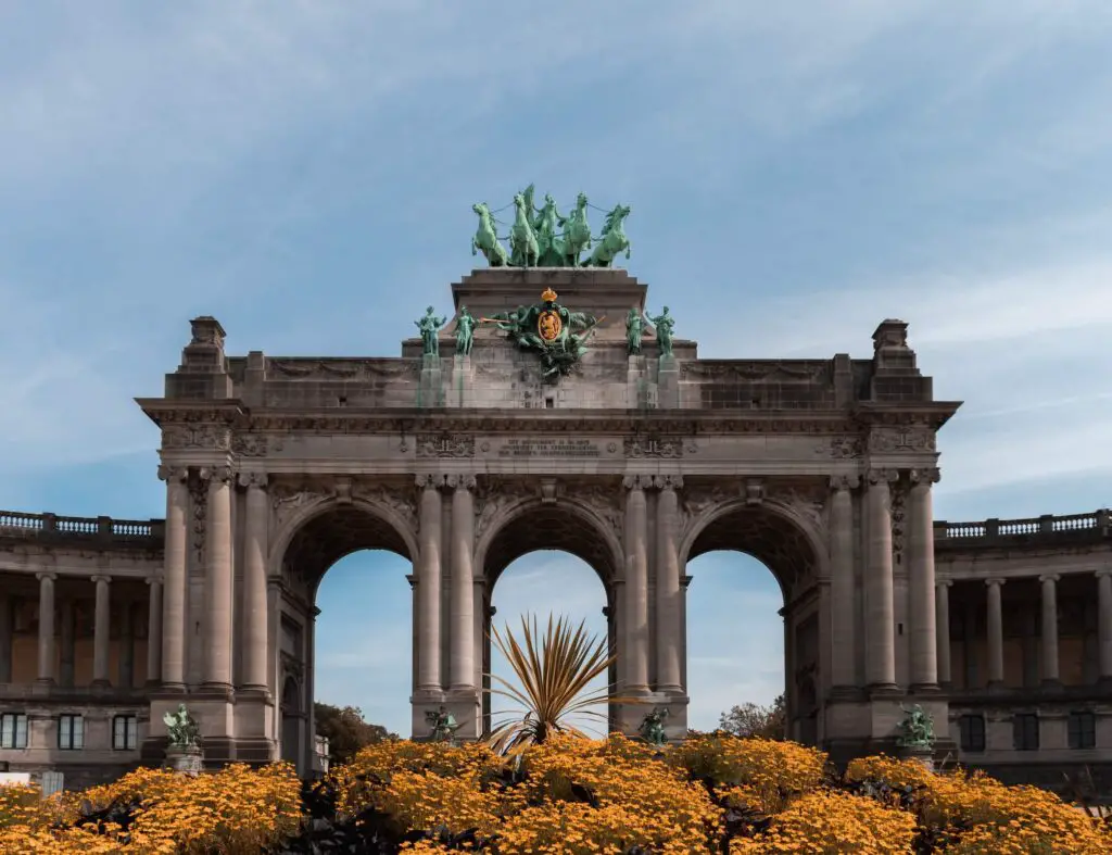 1 day in Brussels, Parc du Cinquantenaire, park in Brussels with arch