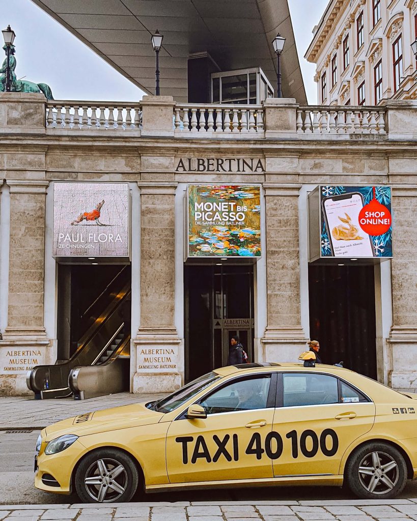 1 day in Vienna, Albertina Museum is within the last remaining section of fortifications of Vienna known as the Augustinian Bastion.