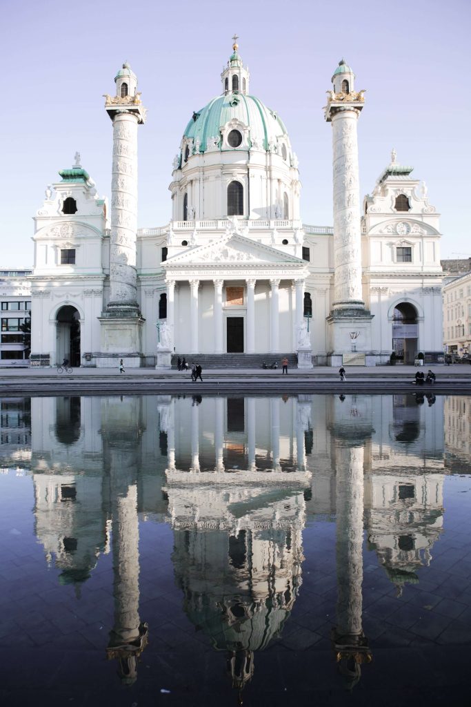 1 day in Vienna, Karlskirche or the St Charles Church is a symbolic vow of Charles VI to Charles Borromeo who was a revered healer for the plague victims