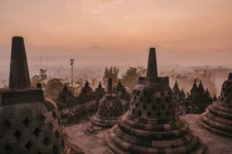 3 days in Yogyakarta, stupas in Borobudur