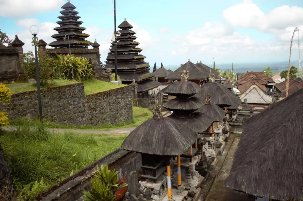 7 days in Bali itinerary, our view from the top of Pura Besakih, Bali, Indonesia