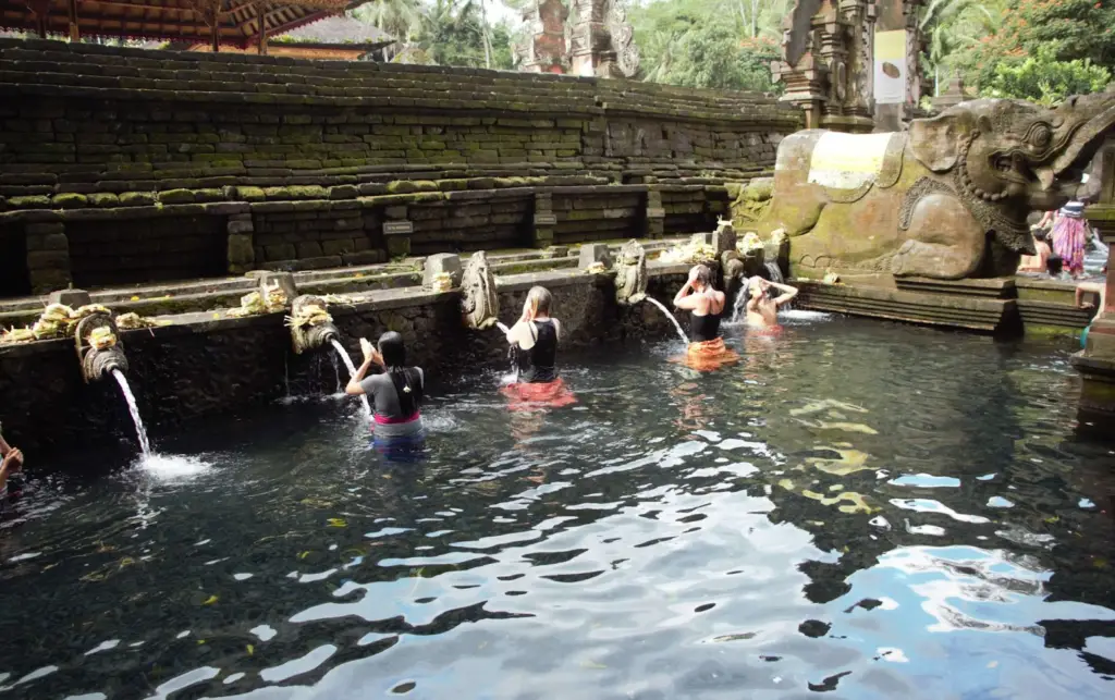 3 days in Bali itinerary, Tirta Empul, cleansing pond for melukat ceremony, Bali, Indonesia
