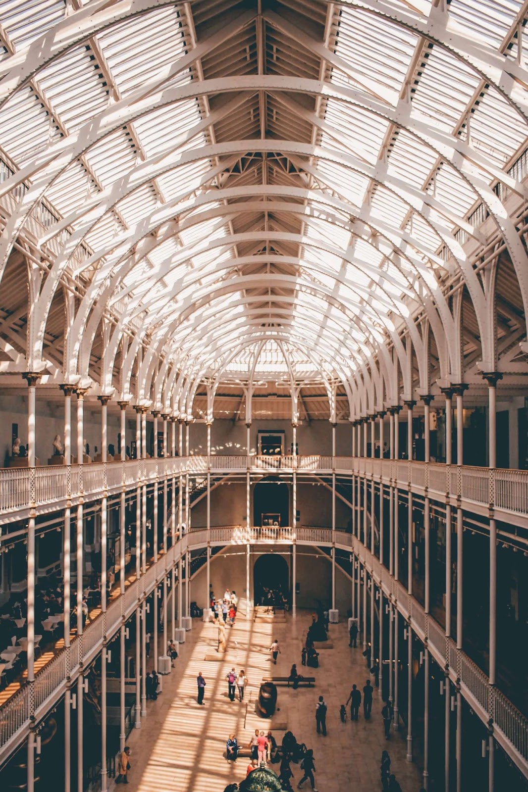 24 hours in Edinburgh. This is an image of the Grand Gallery of the former Chambers Street Museum.