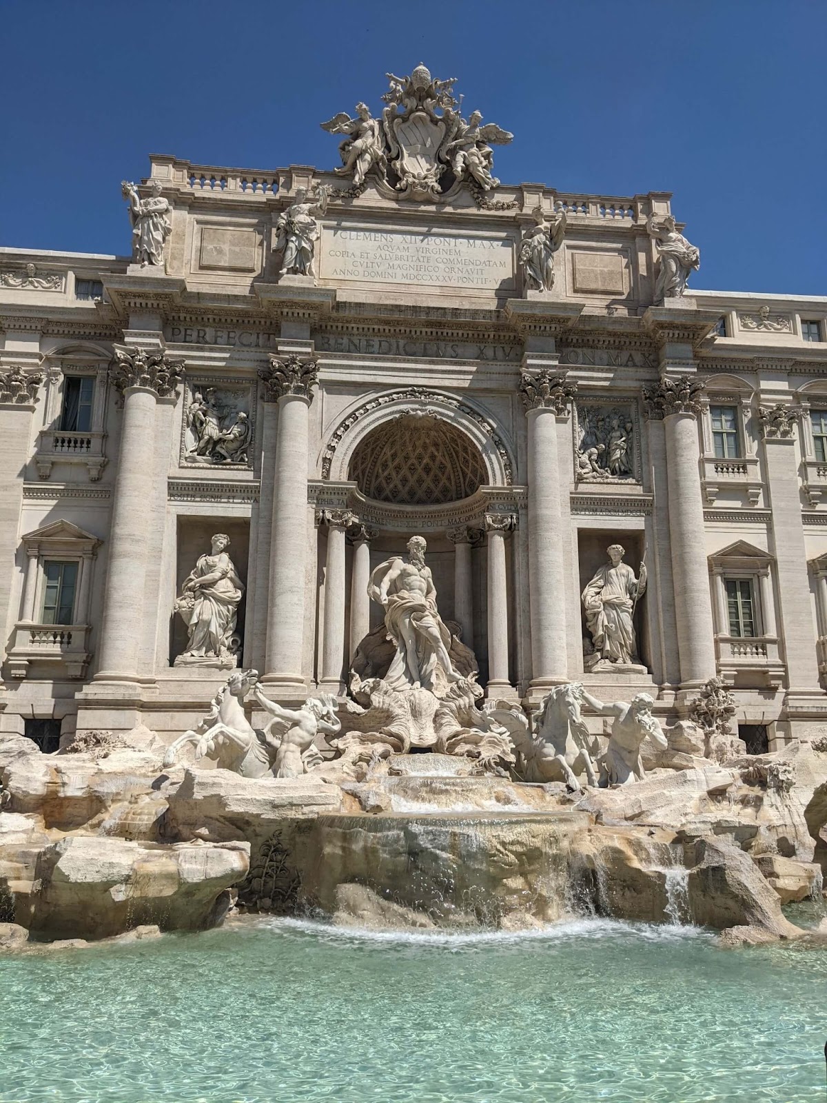 24 hours in Rome. An image of Trevi Fountain, the most photographed fountain in the world. Trevi Fountain is in Rome, Italy.
