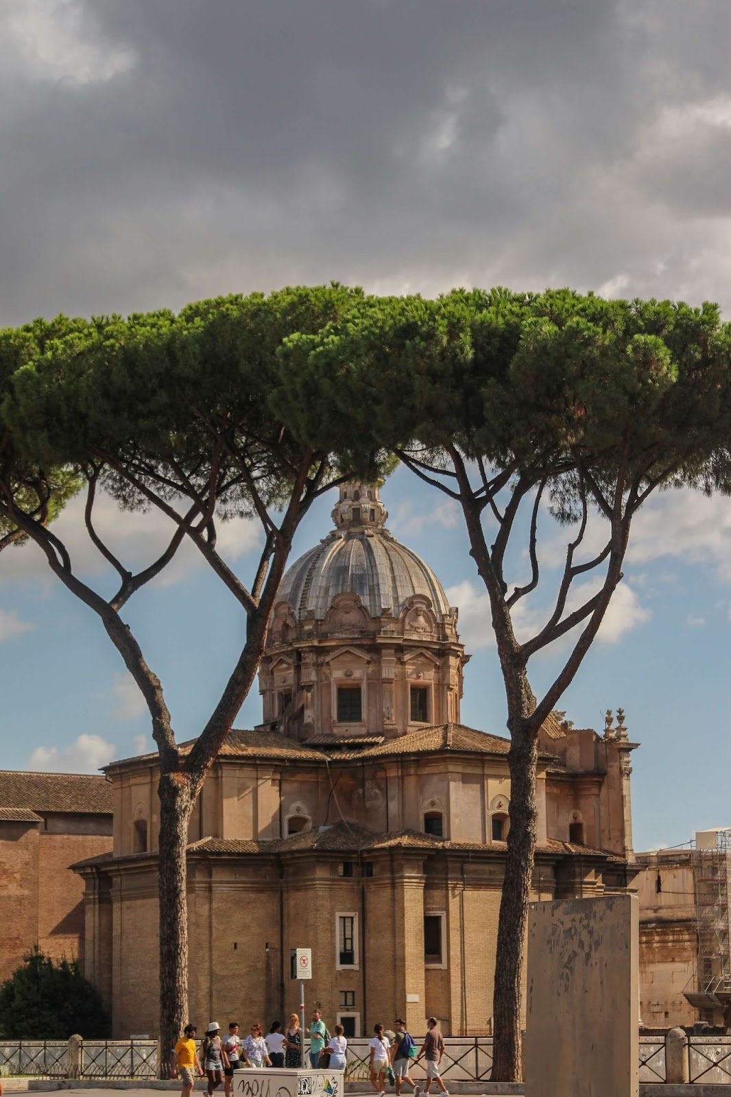 24 hours in Rome, Campidoglio Square was designed and planned by Michaelangelo, the Renaissance architect. There is a statue of Emperor Marcus Aurelius at the center of the square.
